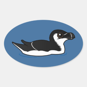 Sticker Ovale Billet de bain, simple