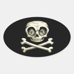 Sticker Ovale Billy Bones