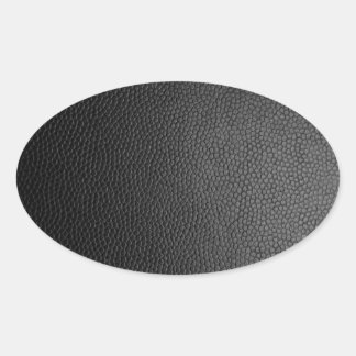Sticker Ovale Black Snakeskin 