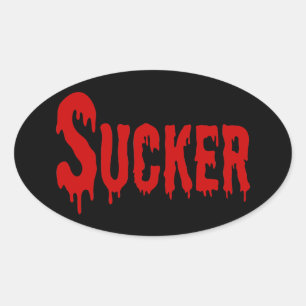 STICKER OVALE BLOODSUCKER