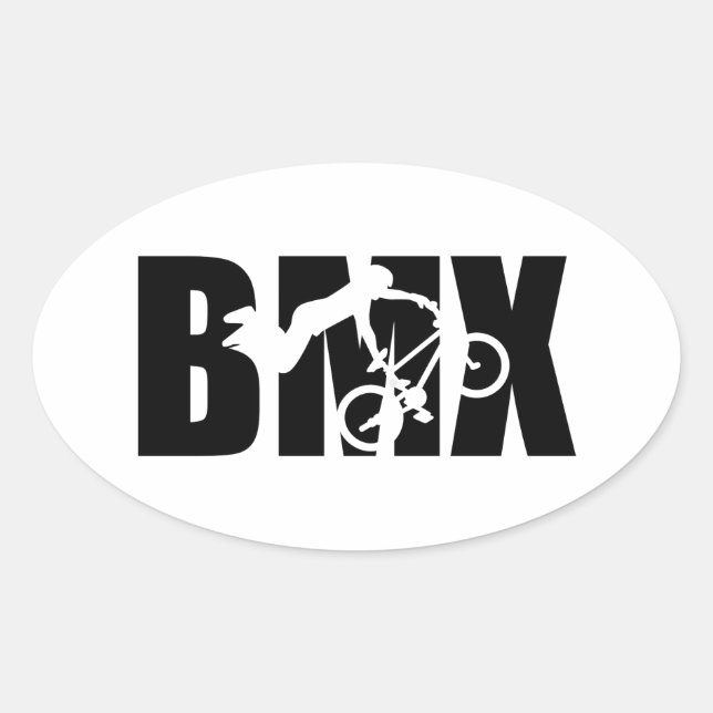STICKER OVALE BMX (Devant)