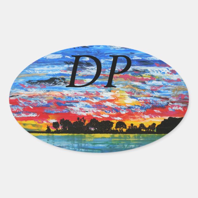 Sticker Ovale Bomberons Bubblepacific, DP (Devant)