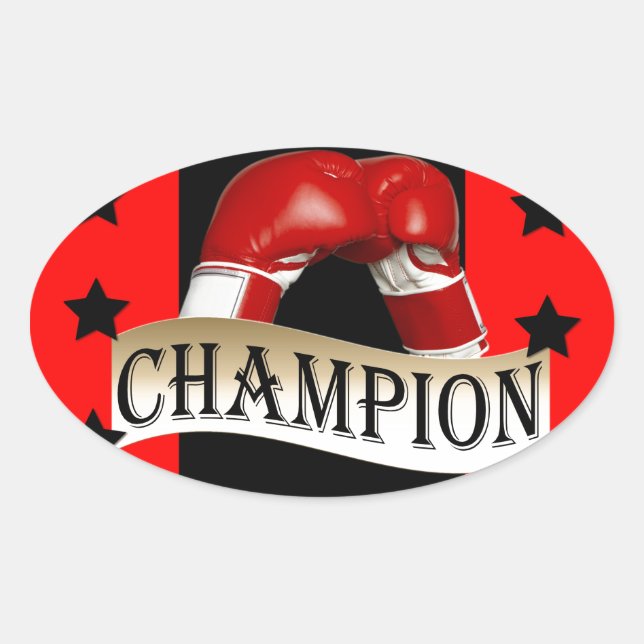 STICKER OVALE BOXING (Devant)