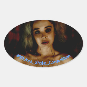 Sticker Ovale Brisé