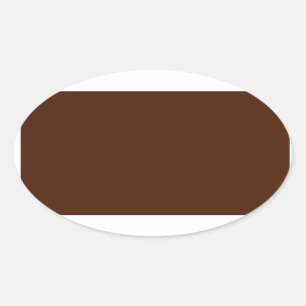 Sticker ovale Brown