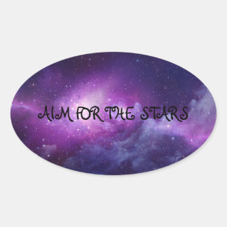 STICKER OVALE BUT POUR L'ÉTIQUETTE STARS