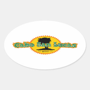 Sticker Ovale Cabo San Lucas Sun