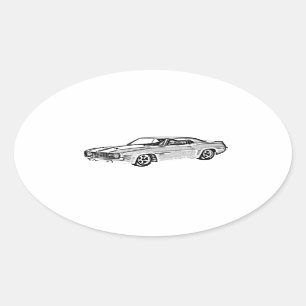 Sticker Ovale Camaro 1969 Z28