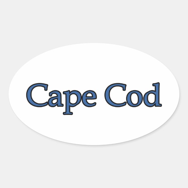 Sticker Ovale Cape Cod (Devant)