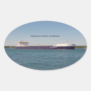 Sticker Ovale Capitaine Henry Jackman