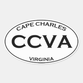 Sticker Ovale CCVA - Cap Charles Virginie