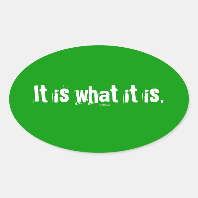 Sticker Ovale C'est (Devant)