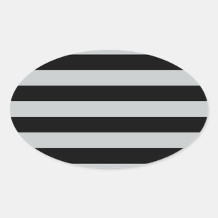 Sticker Ovale Changer les bandes grises en n'importe quelle Pers