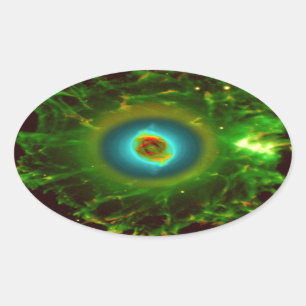Sticker Ovale chats-eye-nebula-11167 brouillard planétaire, cons