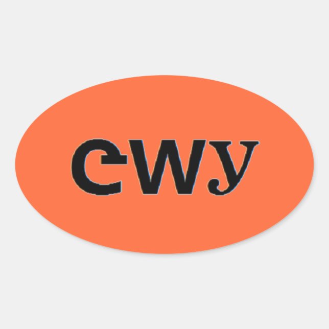 Sticker Ovale Cherokee (Devant)