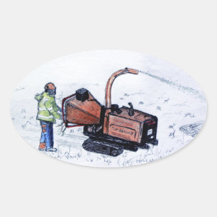 Sticker Ovale Chipper de Timberwood
