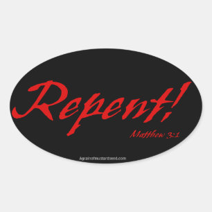 Sticker Ovale Citations bibliques