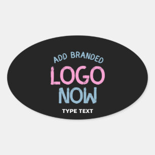 STICKER OVALE CLIENT SIMPLE CONTEMPORAIN PROPRE NOIR MODE