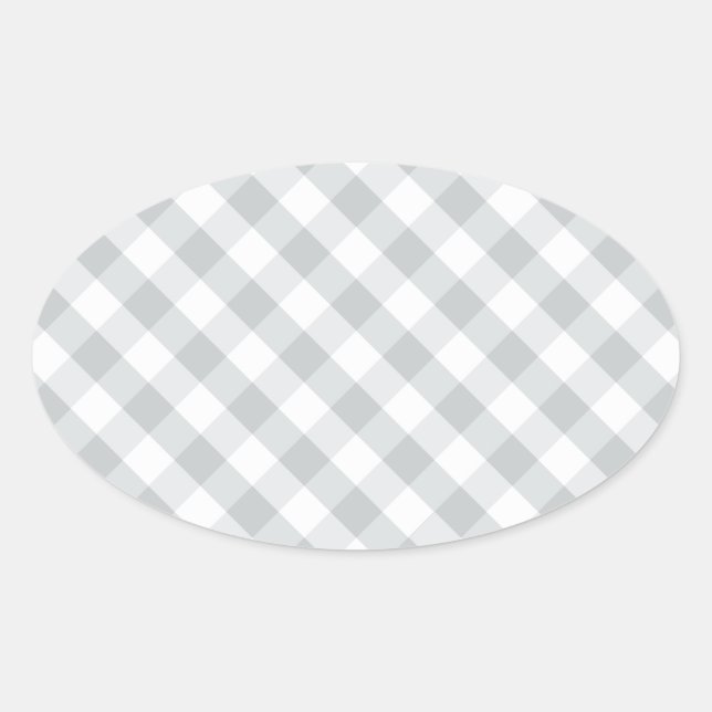 Sticker Ovale Cliquez sur Personnaliser pour modifier Gris en co (Devant)