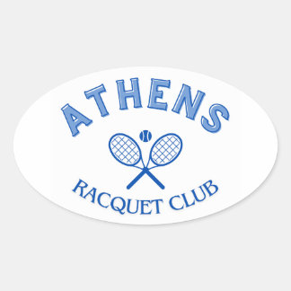 Sticker Ovale Club de raquette d'Athènes