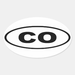 Sticker Ovale Co le Colorado