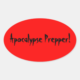 Sticker Ovale Collier de prédicateur Apocalypse