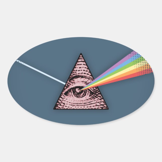 Sticker Ovale Conjunctivitis Illuminatis (Devant)