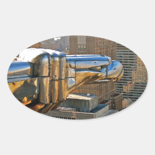 Sticker Ovale Construction de Chrysler : Gargouille