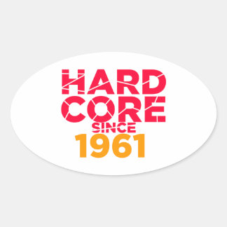 Sticker Ovale Core dur depuis 1961