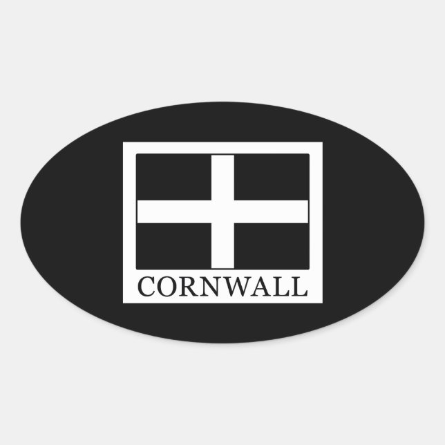 Sticker Ovale Cornouailles (Devant)