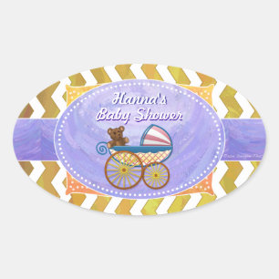 Sticker Ovale Costume bébé ananas