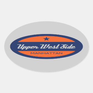 Sticker Ovale Côté Ouest supérieur