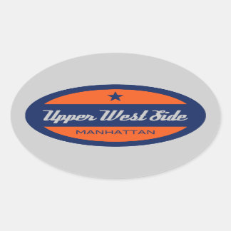 Sticker Ovale Côté supérieur ouest