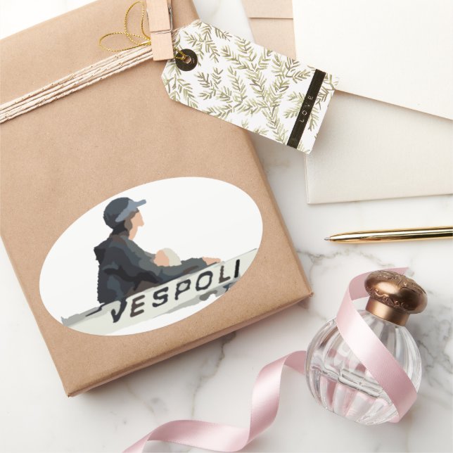 Sticker ovale Coxswain (Cadeaux)