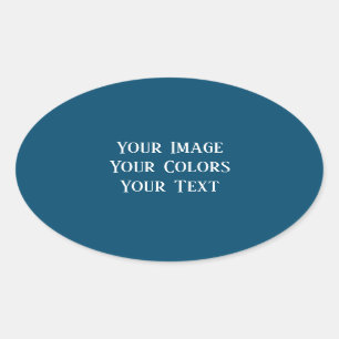 Sticker Ovale Créez le Vôtre