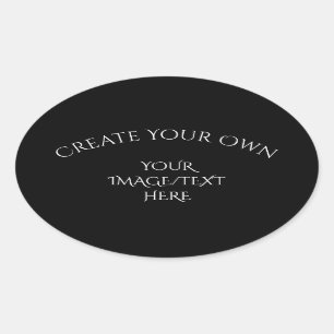 Sticker Ovale Créez votre propre