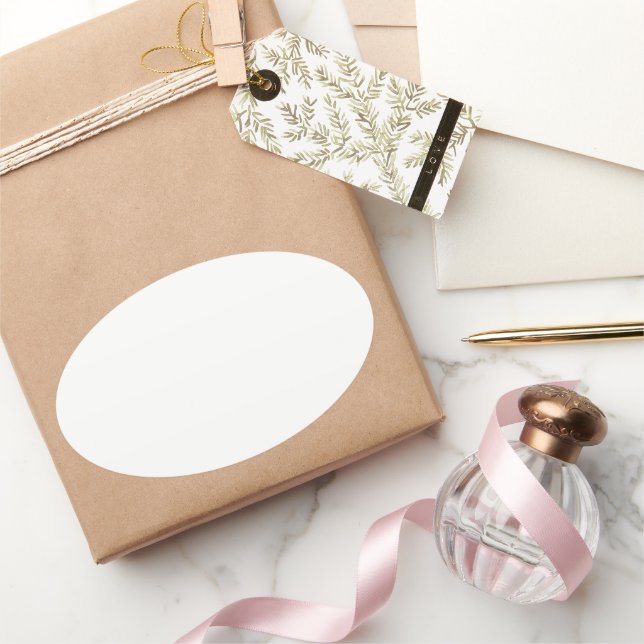 Sticker Ovale Créez votre propre (Cadeaux)