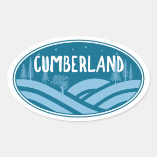 Sticker Ovale Cumberland Maryland Plein Air