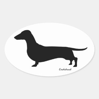 Sticker Ovale Dachshund Gifts