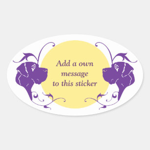 Sticker Ovale Danesticker