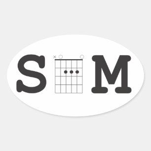 Sticker ovale de la boîte SAM Chord