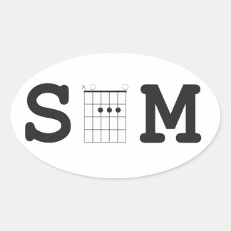 Sticker ovale de la boîte SAM Chord