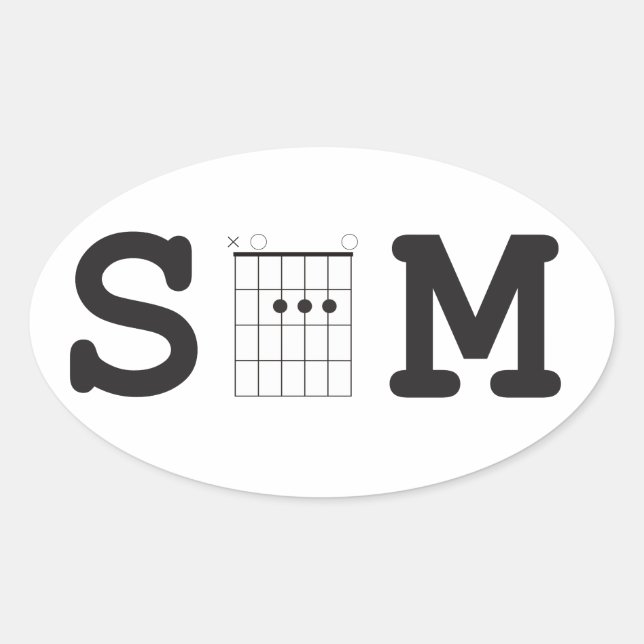 Sticker ovale de la boîte SAM Chord (Devant)