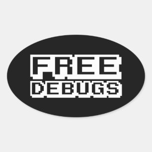 STICKER OVALE DEBUGS GRATUITS