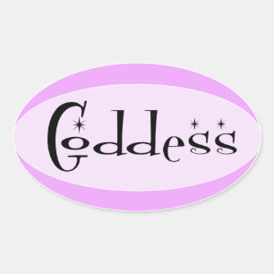 Sticker Ovale Déesse