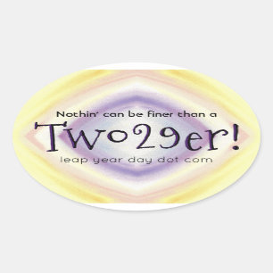 Sticker Ovale Deux 29'er !