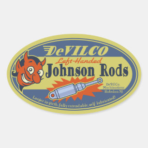 Sticker Ovale DeVILCO Johnsons à gauche