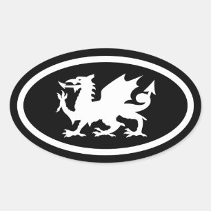 Sticker Ovale Dragon gallois