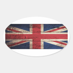 Sticker Ovale Drapeau du Royaume-Uni