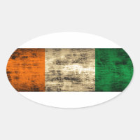 Drapeau irlandais Grunge